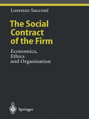 cover image of The Social Contract of the Firm